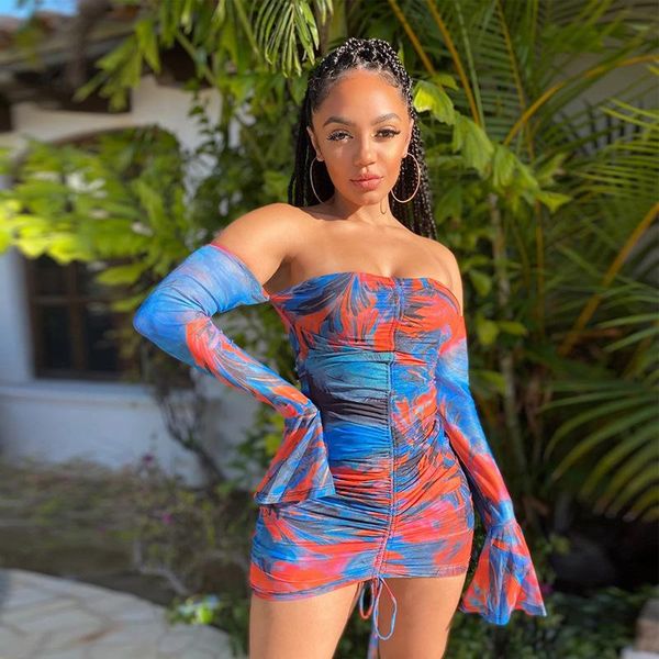 casual dresses hirigin print backless bodycon dress women summer strapless ruched mini female flare sleeve outfit, Black;gray
casual dresses hirigin print backless bodycon dress women summer strapless ruched mini female flare sleeve outfit, Black;gray