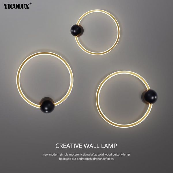 wall lamps simple creative circle for bedside bedroom study living room apartment aisle corridor home decoration indoor lighting
wall lamps simple creative circle for bedside bedroom study living room apartment aisle corridor home decoration indoor lighting