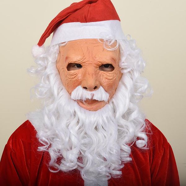 party masks 2021 merry christmas santa claus latex mask outdoor ornamen xmas cosplay costume wig beeard dress up with hat
party masks 2021 merry christmas santa claus latex mask outdoor ornamen xmas cosplay costume wig beeard dress up with hat