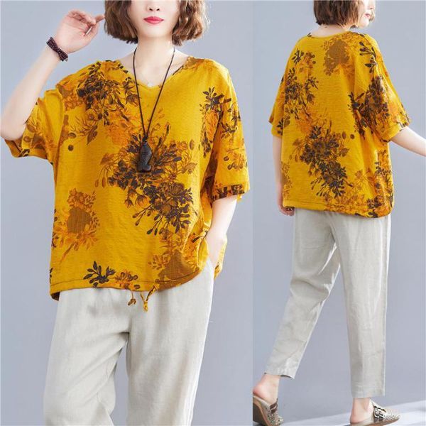 women's t-shirt 2021 summer arrival casual loose plus size thin fat mm short-sleeved simple yellow wild women, White
women's t-shirt 2021 summer arrival casual loose plus size thin fat mm short-sleeved simple yellow wild women, White