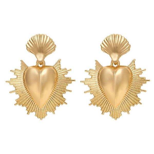 trendy gold color simple heart dangle earrings fashion elegant cool metal drop statement jewelry pendientes hombre & chandelier, Silver
trendy gold color simple heart dangle earrings fashion elegant cool metal drop statement jewelry pendientes hombre & chandelier, Silver