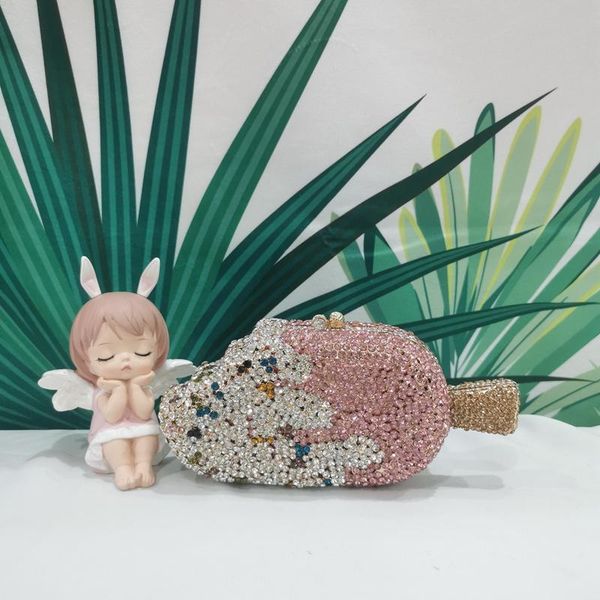 evening bags white pink crystal popsicle shape female sweet bag woman's diamond party handbag lady wedding bridal clutch purse wallet
evening bags white pink crystal popsicle shape female sweet bag woman's diamond party handbag lady wedding bridal clutch purse wallet