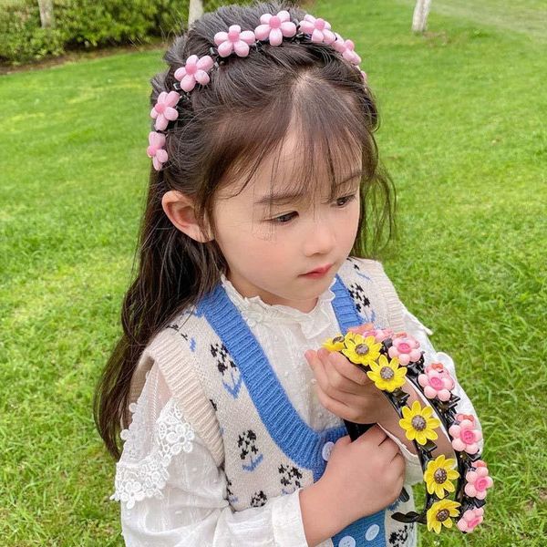 hair accessories girls cute cartoon flower hairstyle braided hairbands kid sweet bangs clips headband headwear fashion, Slivery;white
hair accessories girls cute cartoon flower hairstyle braided hairbands kid sweet bangs clips headband headwear fashion, Slivery;white