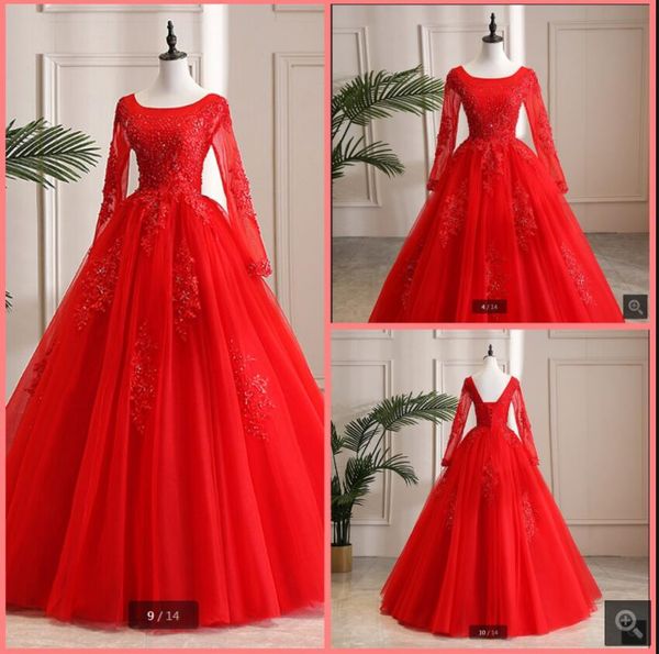 robe de soiree 2021 red tulle ball gown prom dresses beaded crystals lace appliques princess puffy corset party gowns modest long sleeve mus, Black
robe de soiree 2021 red tulle ball gown prom dresses beaded crystals lace appliques princess puffy corset party gowns modest long sleeve mus, Black
