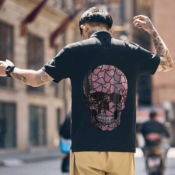 personalized casual royal shirt summer mens polos diamond breathable sportswear, White;black 
personalized casual royal shirt summer mens polos diamond breathable sportswear, White;black