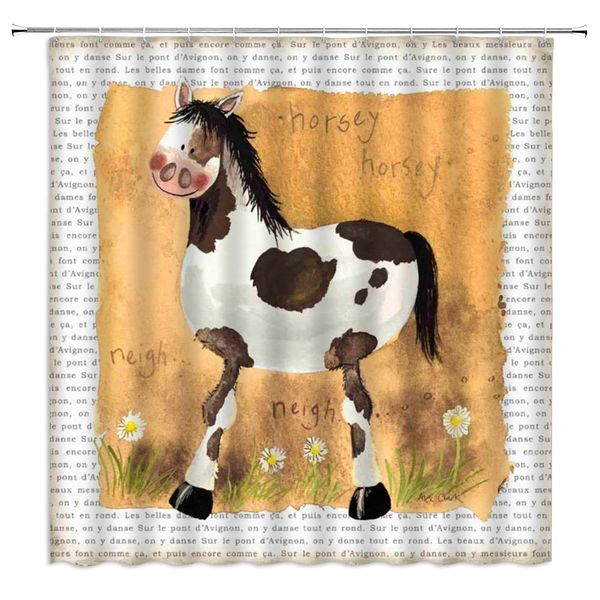 cute horse shower curtain cartoon funny abstract pony cow fusion animal retro poster text background daisy kraft paper,70x70
cute horse shower curtain cartoon funny abstract pony cow fusion animal retro poster text background daisy kraft paper,70x70