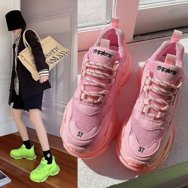 boots old shoes thick sole luminous fashion clear sandals women's summer and autumn breathable comfortable super fully matched, Black
boots old shoes thick sole luminous fashion clear sandals women's summer and autumn breathable comfortable super fully matched, Black