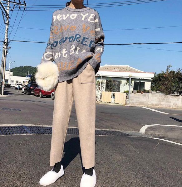 women's pants & capris 11-2 high-end customized korean bottom of a trouser leg irregular design woolen leisure time 6868, Black;white
women's pants & capris 11-2 high-end customized korean bottom of a trouser leg irregular design woolen leisure time 6868, Black;white