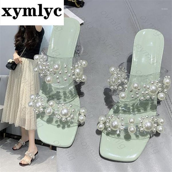 dress shoes 2021 summer transparent pearl sandals female thick-heeled crystal high heels fairy style with and slippers woman, Black
dress shoes 2021 summer transparent pearl sandals female thick-heeled crystal high heels fairy style with and slippers woman, Black