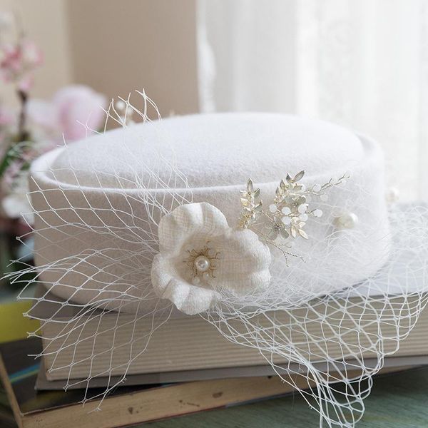 berets bride wedding white pillbox cap flower mesh fascinators 100% australian wool felt beret lady cocktail banquet pork pie fedora, Blue;gray
berets bride wedding white pillbox cap flower mesh fascinators 100% australian wool felt beret lady cocktail banquet pork pie fedora, Blue;gray