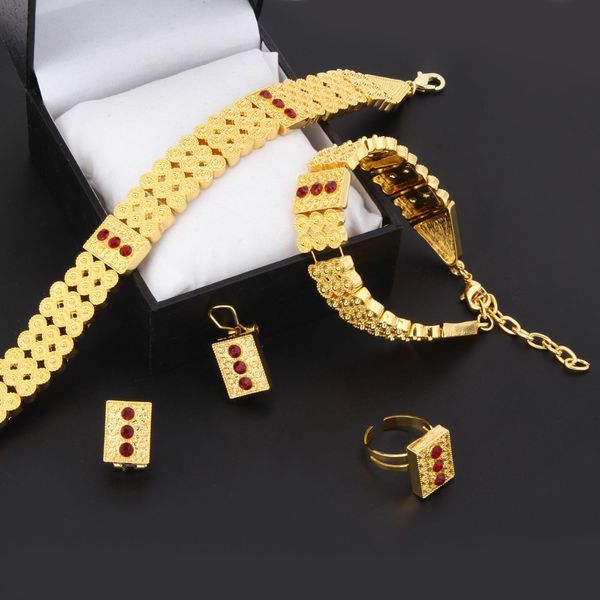 new jewelry neck chokers 24k real yellow solid gold gf necklace bracelet earring ring sets eritrea habesha africa women heavy thick, Black
new jewelry neck chokers 24k real yellow solid gold gf necklace bracelet earring ring sets eritrea habesha africa women heavy thick, Black