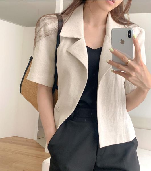 women's jackets 2021 summer women short jacket sleeve fashion streetwear casual slim outwear coat, Black;brown
women's jackets 2021 summer women short jacket sleeve fashion streetwear casual slim outwear coat, Black;brown