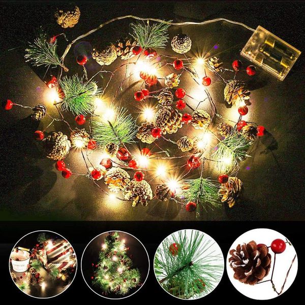 strings christmas decorations garland led pine cones fairy lights string garden for decoration battery-operated
strings christmas decorations garland led pine cones fairy lights string garden for decoration battery-operated