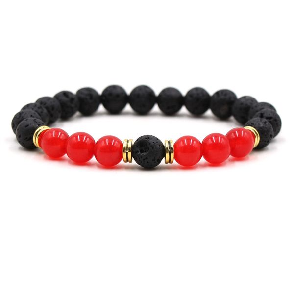 8mm natural energy stone handmade strands beaded charm bracelets for men women elastic bangle gold plated jewelry, Black
8mm natural energy stone handmade strands beaded charm bracelets for men women elastic bangle gold plated jewelry, Black