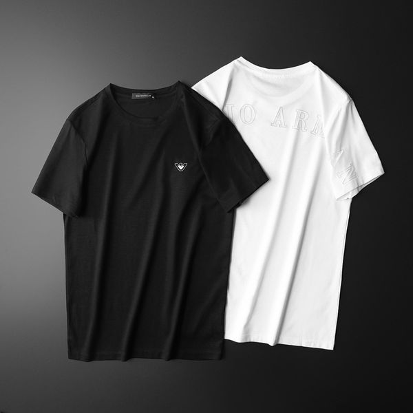 fashion t shirts 2021 summer men's short sleeve high end tencel cotton hollow out half with round neck, White;black
fashion t shirts 2021 summer men's short sleeve high end tencel cotton hollow out half with round neck, White;black