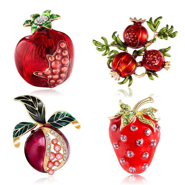 pins, brooches trendy enamel fruit shape red pomegranate brooch for women green leaf cherry suit lapel pin clothing scarf badges, Gray
pins, brooches trendy enamel fruit shape red pomegranate brooch for women green leaf cherry suit lapel pin clothing scarf badges, Gray