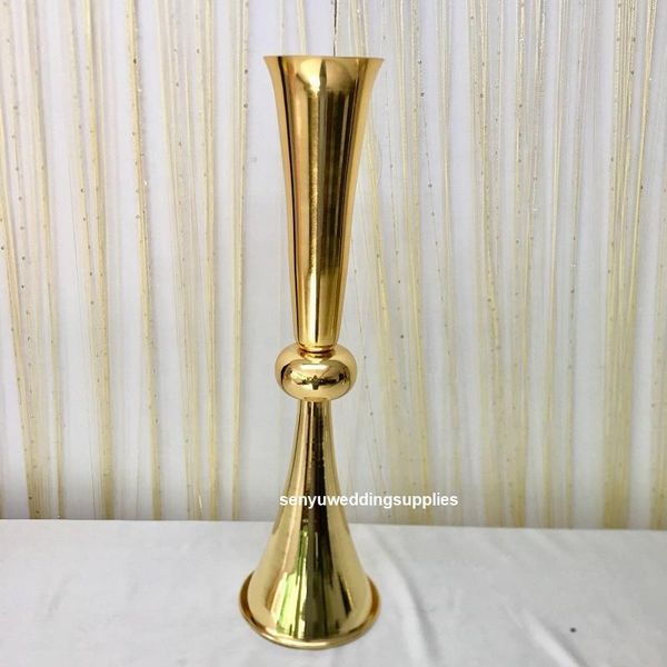 party decoration trumpet shape gold flower stand table centerpiece for wedding senyu2451
party decoration trumpet shape gold flower stand table centerpiece for wedding senyu2451
