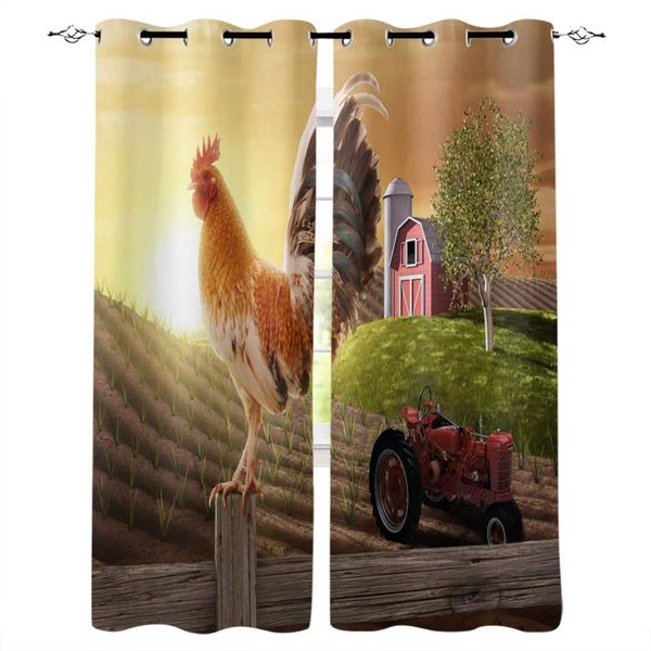 curtain & drapes rooster farm tractor windows curtains for living room bedroom decorative kitchen treatments
curtain & drapes rooster farm tractor windows curtains for living room bedroom decorative kitchen treatments