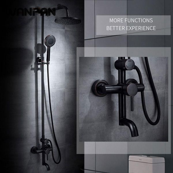retro shower faucet black oil rubbed bronze bathtub set water rainfall head with handheld mixer tap r45-505 bathroom sets
retro shower faucet black oil rubbed bronze bathtub set water rainfall head with handheld mixer tap r45-505 bathroom sets