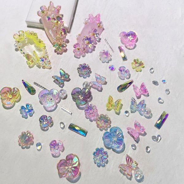 nail ornament holographic faux crystal flower butterfly art decorations manicure rhinestones decoration kits
nail ornament holographic faux crystal flower butterfly art decorations manicure rhinestones decoration kits
