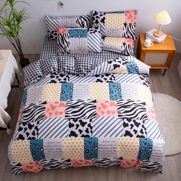fashion leopard stripes print bedding set kids bedclothes quilt cover sheet pillowcase students dormitory bed duvet sets
fashion leopard stripes print bedding set kids bedclothes quilt cover sheet pillowcase students dormitory bed duvet sets