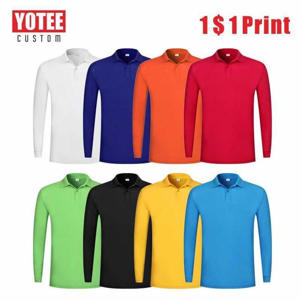 yotee breathable long sleeve polo shirt personal group custom embroidery men's long sleeve polo shirt 210707, White;black
yotee breathable long sleeve polo shirt personal group custom embroidery men's long sleeve polo shirt 210707, White;black