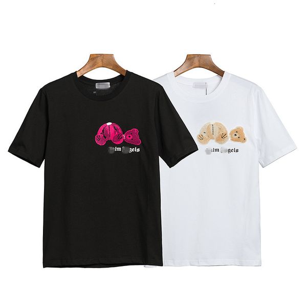 trendy angel decapitated teddy bear embroidered half sleeve t-shirt men's and women's loose bf couple short, White;black
trendy angel decapitated teddy bear embroidered half sleeve t-shirt men's and women's loose bf couple short, White;black