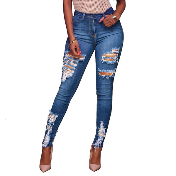 jean street shaved brim from women's pencil push up denim broken pants shattered hole laundry project plus size, Blue
jean street shaved brim from women's pencil push up denim broken pants shattered hole laundry project plus size, Blue