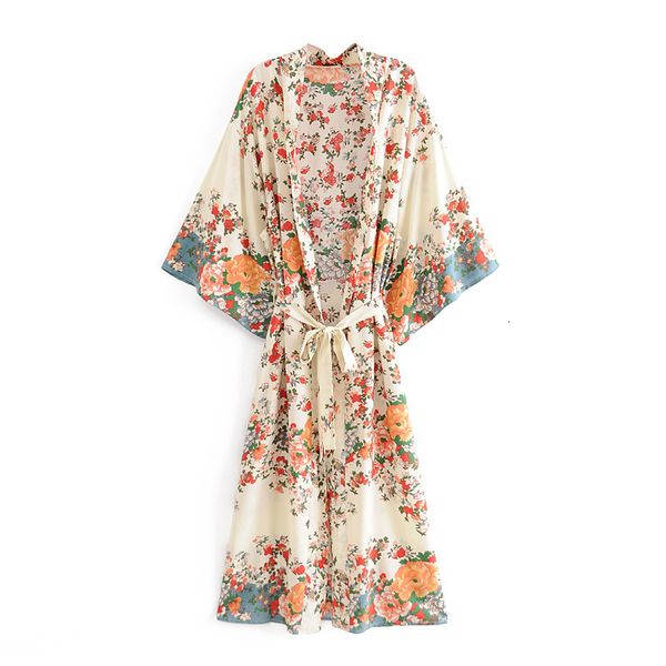 women's blouses & shirts women long kimono cardigan summer floral print bohemian sashes cotton maxi robe beach boho shirt loose co, White
women's blouses & shirts women long kimono cardigan summer floral print bohemian sashes cotton maxi robe beach boho shirt loose co, White
