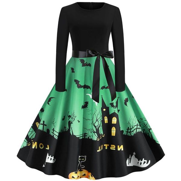 casual dresses hillsionly plus size fashion women's halloween digital printed bowknot waist long sleeve stitching a-line o-neck maxi dr, Black;gray
casual dresses hillsionly plus size fashion women's halloween digital printed bowknot waist long sleeve stitching a-line o-neck maxi dr, Black;gray