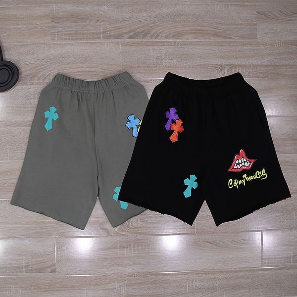 65% off outlet online store new cross ink graffiti series pants, Blue