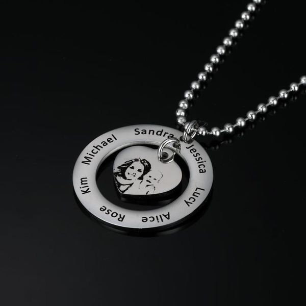 pendant necklaces polishedplus customized necklace po engravable stainless steel letter personalized custom for women birthday girl gift, Silver
pendant necklaces polishedplus customized necklace po engravable stainless steel letter personalized custom for women birthday girl gift, Silver