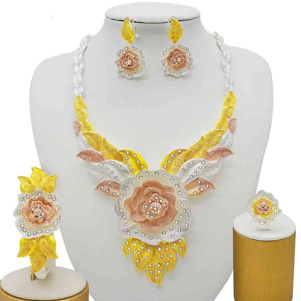 jewelry sets fine dubai gold african bridal wedding gifts for women saudi arab necklace set flowers jewellery, Black
jewelry sets fine dubai gold african bridal wedding gifts for women saudi arab necklace set flowers jewellery, Black