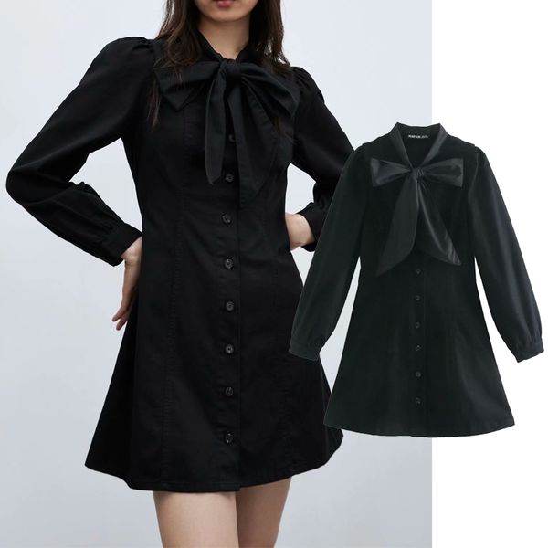 casual dresses 2021 fashion solid color bow lace up long sleeve ladies slim vestidos spring midi zswp, Black;gray
casual dresses 2021 fashion solid color bow lace up long sleeve ladies slim vestidos spring midi zswp, Black;gray