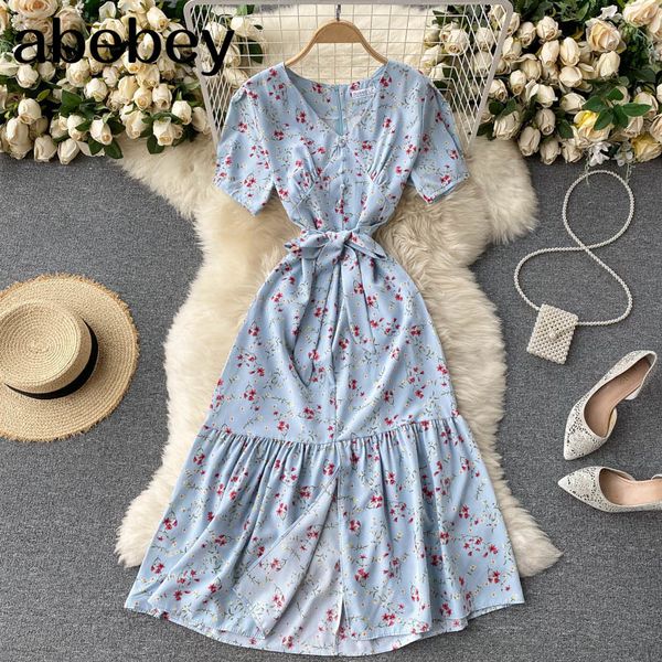 women french floral dress v neck short sleeve lace up a-line es summer bohemian print split vacation beach 210512, Black;gray
women french floral dress v neck short sleeve lace up a-line es summer bohemian print split vacation beach 210512, Black;gray
