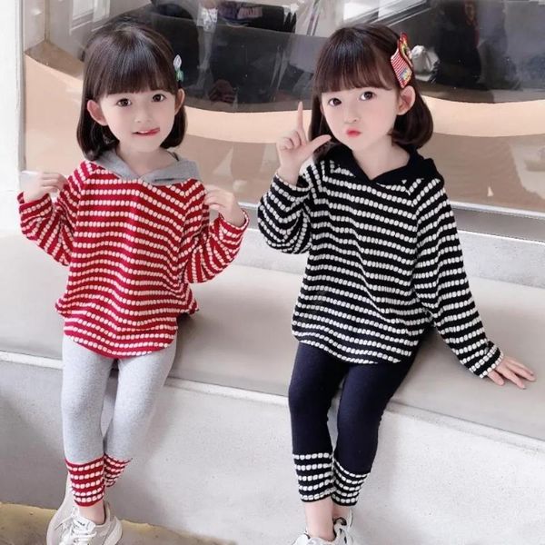 clothing sets height 80-130cm spring autumn suit striped sweater hooded loose t-shirt leggings children's girls boys, White
clothing sets height 80-130cm spring autumn suit striped sweater hooded loose t-shirt leggings children's girls boys, White