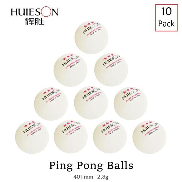 pcs/pack huieson pong balls 3 star material abs plastic table tennis 2.8g 40+mm
pcs/pack huieson pong balls 3 star material abs plastic table tennis 2.8g 40+mm