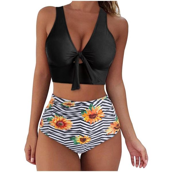 40#sunflower printed bikini set swimwear women mujer push up padded biquini bathers bandage bathing suit swimsuit women's, White;black
40#sunflower printed bikini set swimwear women mujer push up padded biquini bathers bandage bathing suit swimsuit women's, White;black