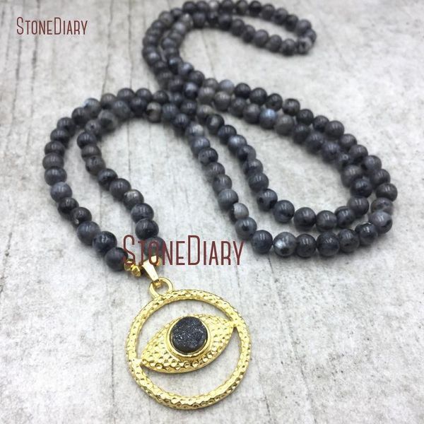 pendant necklaces 5pcs druzy crystal evil eye gold color irregular surface circle necklace black labradorite for sale 32inch nm4848, Silver
pendant necklaces 5pcs druzy crystal evil eye gold color irregular surface circle necklace black labradorite for sale 32inch nm4848, Silver