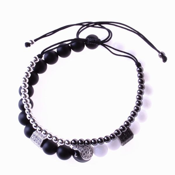 attyirena luxury geometric hexagon brass beads nature stone bracelets retro style tai chi beads bracelet pulseira masculinabracelets, Golden;silver
attyirena luxury geometric hexagon brass beads nature stone bracelets retro style tai chi beads bracelet pulseira masculinabracelets, Golden;silver