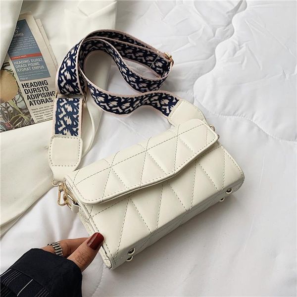 shoulder bags fashion bag european style rhomboid lattice wide strap women messenger solid pu leather female handbag
shoulder bags fashion bag european style rhomboid lattice wide strap women messenger solid pu leather female handbag