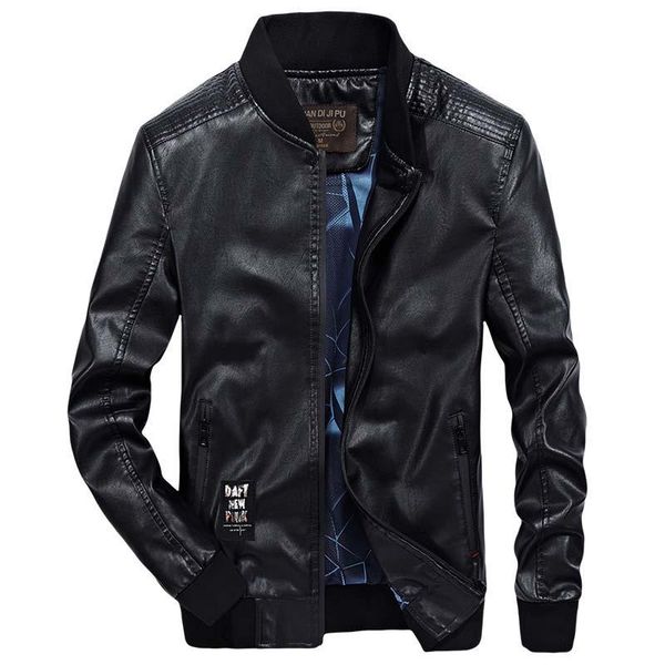 men's jackets fashion pu leather baseball jacket men casual bomber stand collar coat windbreaker male clothes plus size s-4xl, Black;brown
men's jackets fashion pu leather baseball jacket men casual bomber stand collar coat windbreaker male clothes plus size s-4xl, Black;brown