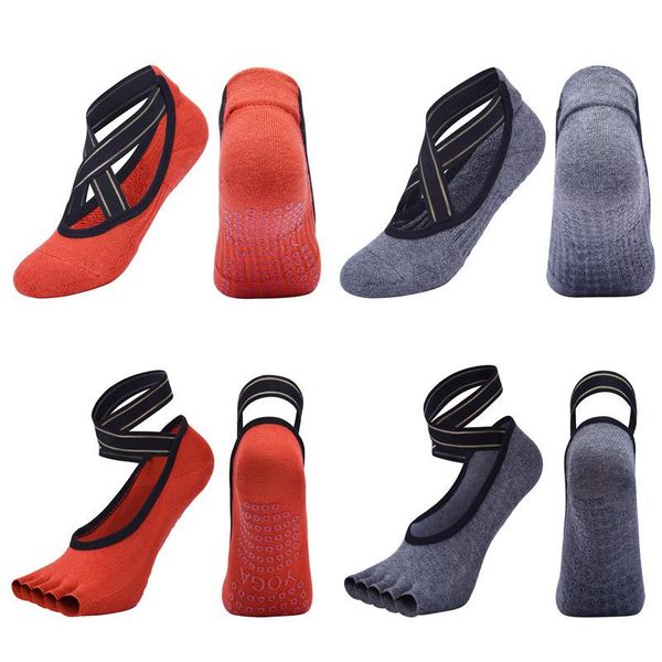 sports socks 2 pairs yoga socks+2 split toe women cross strap non-slip half pilate sock fitness dance floor, Black
sports socks 2 pairs yoga socks+2 split toe women cross strap non-slip half pilate sock fitness dance floor, Black