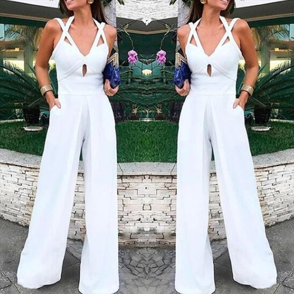 bodycon bodysuit white women romper lace up solid color loose one piece overalls party playsuit female, Black;white
bodycon bodysuit white women romper lace up solid color loose one piece overalls party playsuit female, Black;white