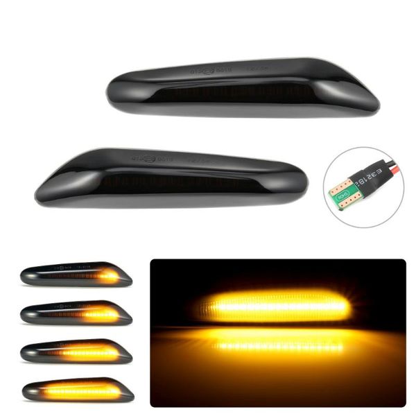 car headlights 2pcs led dynamic side marker turn signal lights for e90 e91 e92 e60 e87 e82 sequential blinker door streamer lamps
car headlights 2pcs led dynamic side marker turn signal lights for e90 e91 e92 e60 e87 e82 sequential blinker door streamer lamps