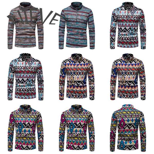 autumn winter sweaters thick zipper collar windbreaker et retro jacquard men knitwear, Black
autumn winter sweaters thick zipper collar windbreaker et retro jacquard men knitwear, Black