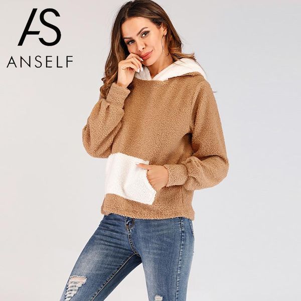 women's hoodies & sweatshirts anself women sweatshirt hooded pullover with ear fluffy faux fur pockets cap long sleeve streetwear, Black
women's hoodies & sweatshirts anself women sweatshirt hooded pullover with ear fluffy faux fur pockets cap long sleeve streetwear, Black