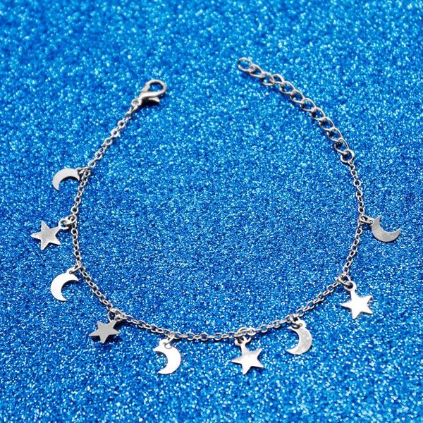 charm bracelets star moon bracelet necklace set women's fashion accessories and bangle ornaments women trendy, Golden;silver 
charm bracelets star moon bracelet necklace set women's fashion accessories and bangle ornaments women trendy, Golden;silver