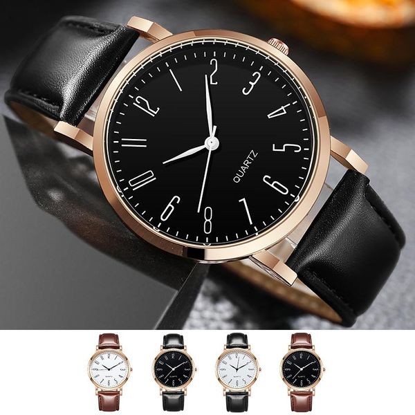 wristwatches men quartz watch fashion featured men's leather belt watches male wristclock, Slivery;brown
wristwatches men quartz watch fashion featured men's leather belt watches male wristclock, Slivery;brown