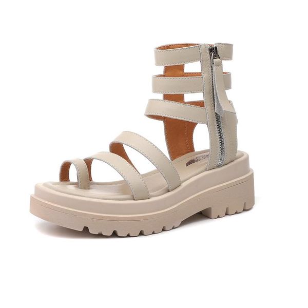 sandals fashion leather hollow out gladiator platform women summer shoes woman punk zipper sandalias open toe, Black
sandals fashion leather hollow out gladiator platform women summer shoes woman punk zipper sandalias open toe, Black